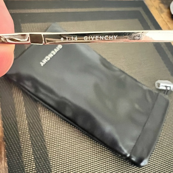 Givenchy Men's Sunglasses in Black and Gold - Picture 6 of 7